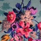 LIBERTY PRINTED VELVETEEN REMNANT, 1920s